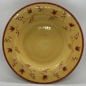 Del Vino Grapevine by Fitz & Floyd Pasta Bowl